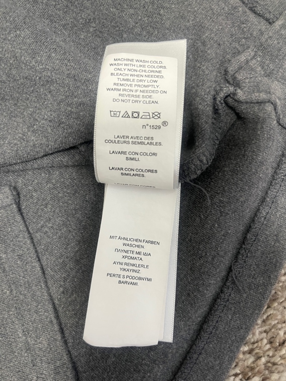 Ralph Lauren Boy’s Quarter-Zip Pullover Sweater - Heather Gray - Picture 9 of 11